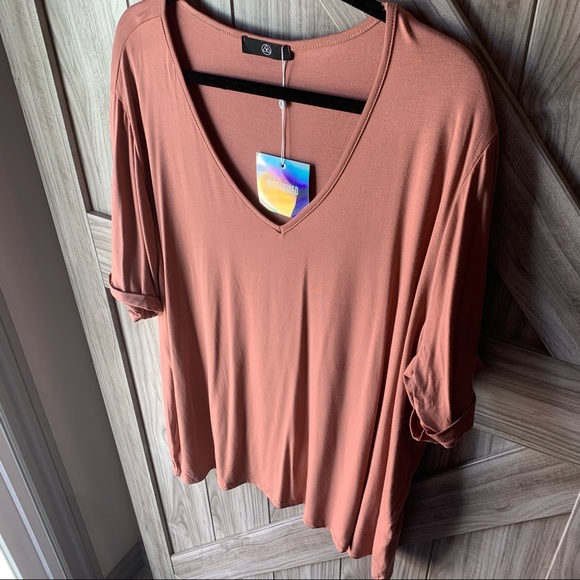 NEW W/ TAGS - Missguided Boyfriend Shirt - Pink - Picture 3 of 6